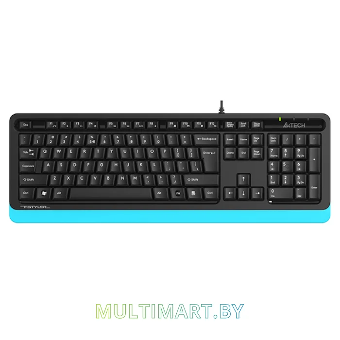 Клавиатура A4Tech Fstyler FKS10 (черный/синий)